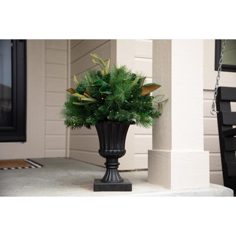 Celebrations 2 ft. Full LED 35 ct Decorative Color Changing Porch Bush