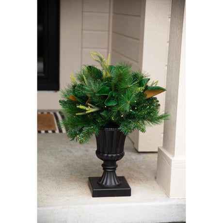 Celebrations 2 ft. Full LED 35 ct Decorative Color Changing Porch Bush