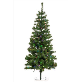 Celebrations 4-1/2 ft. Full LED 170 ct Brilliant Color Changing Christmas Tree
