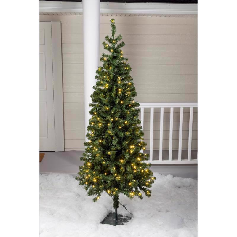 Celebrations 4-1/2 ft. Full LED 170 ct Brilliant Color Changing Christmas Tree