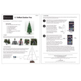 Celebrations 4-1/2 ft. Full LED 170 ct Brilliant Color Changing Christmas Tree