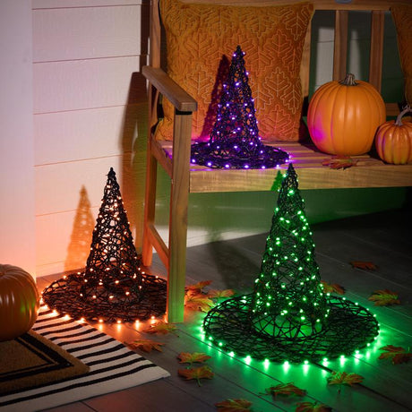 Celebrations Halloween LED Witch Hat Halloween Decor