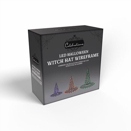 Celebrations Halloween LED Witch Hat Halloween Decor