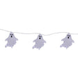 Celebrations Halloween White 16 in. LED 3 Ghost with stake Halloween Decor, Pack of 15