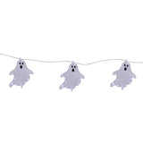 Celebrations Halloween White 16 in. LED 3 Ghost with stake Halloween Decor, Pack of 15