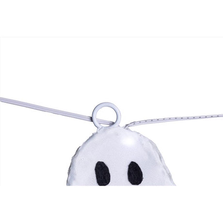 Celebrations Halloween White 16 in. LED 3 Ghost with stake Halloween Decor, Pack of 15