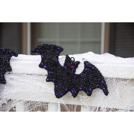 Celebrations Halloween 12 in. LED Trio of Bats Halloween Decor