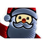 Celebrations LED Infinity Santa 30 in. Yard Decor