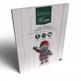 Celebrations LED Infinity Santa 30 in. Yard Decor