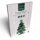 Celebrations LED Infinity Christmas Tree 30 in. Yard Decor