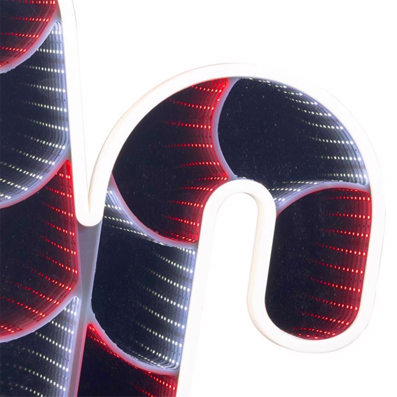 Celebrations LED Infinity Candy Cane 30 in. Yard Decor