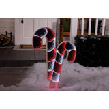 Celebrations LED Infinity Candy Cane 30 in. Yard Decor