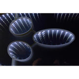 Celebrations Halloween White 23 in. LED Prelit Ghost Infinity Halloween Decor