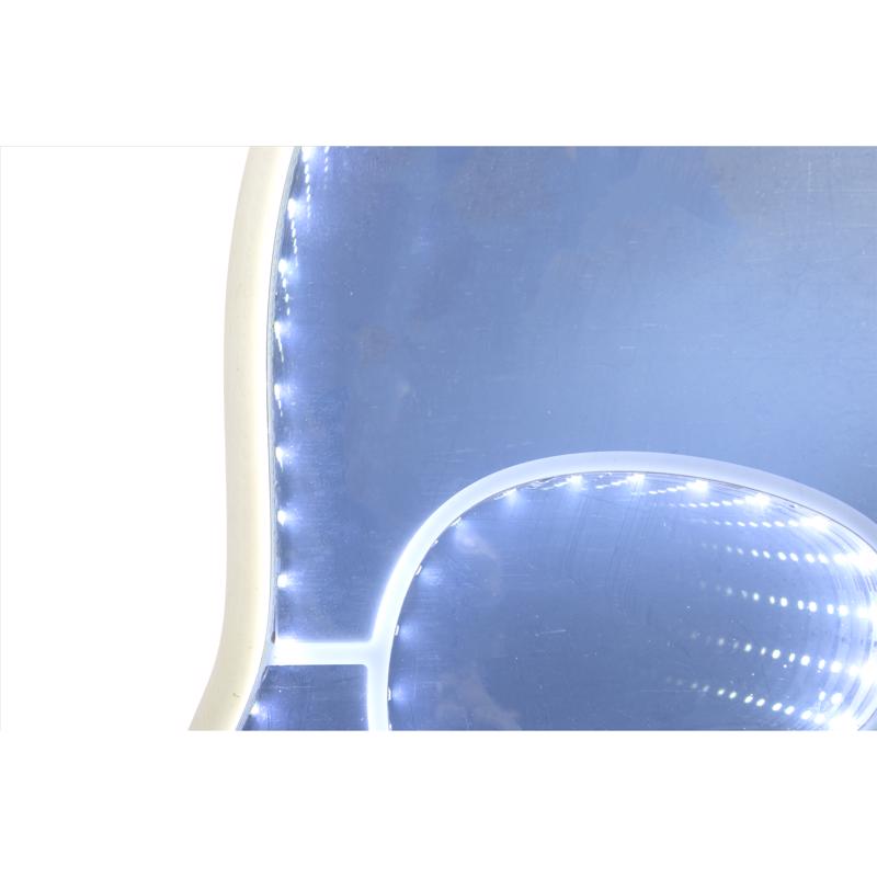 Celebrations Halloween White 23 in. LED Prelit Skull Infinity Halloween Decor