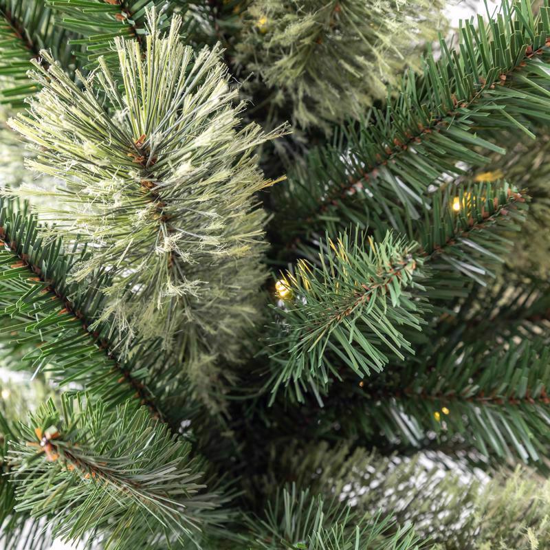 Celebrations 4 ft. Full LED 50 ct Mixed Pine Potted Color Changing Christmas Tree