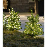 Celebrations LED Warm White Walkway Cascade 24 in. Christmas Tree