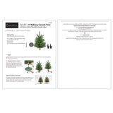 Celebrations LED Warm White Walkway Cascade 24 in. Christmas Tree