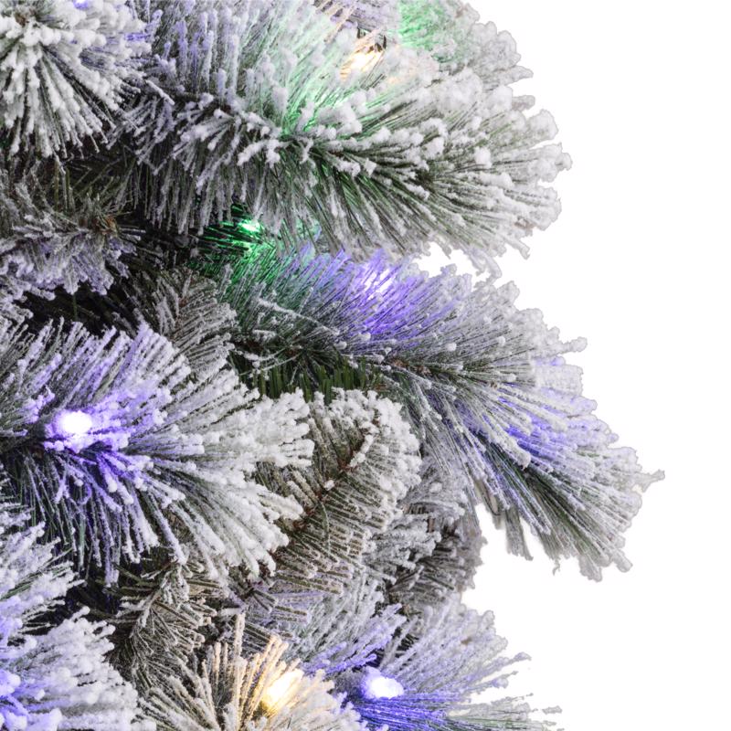 Holiday Bright Lights 7 ft. Slim LED 400 ct Arcadia Pine Color Changing Christmas Tree