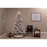 Holiday Bright Lights 7-1/2 ft. Slim LED 1250 ct Emerald Pine Sparkle Christmas Tree