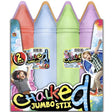 Chalked Jumbo Stix Chalk Multicolored 2 pc, Pack of 12