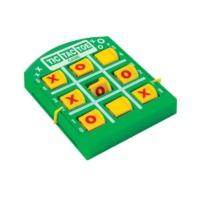 On the Go Games Tic Tac Toe Game Green, Pack of 24