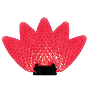 Holiday Bright Lights LED PS C9 Red 25 ct Christmas Light Bulbs