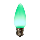 Holiday Bright Lights LED PS C9 Green 25 ct Christmas Light Bulbs