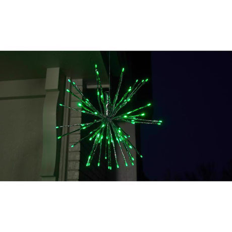 Celebrations LED Green/Red 3 in1 Radiant Blast 16 in. Pathway Decor