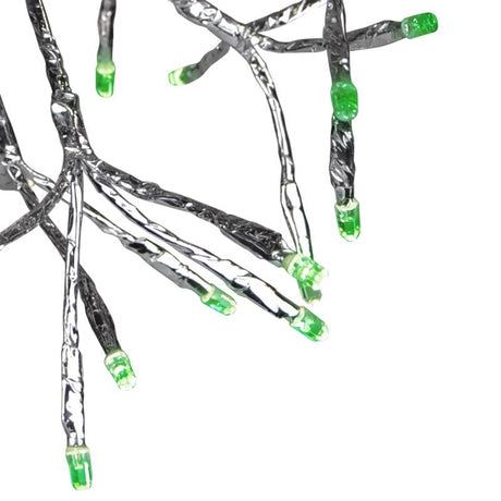 Celebrations LED Green/Red Shimmering Sphere 20 in. Hanging Decor