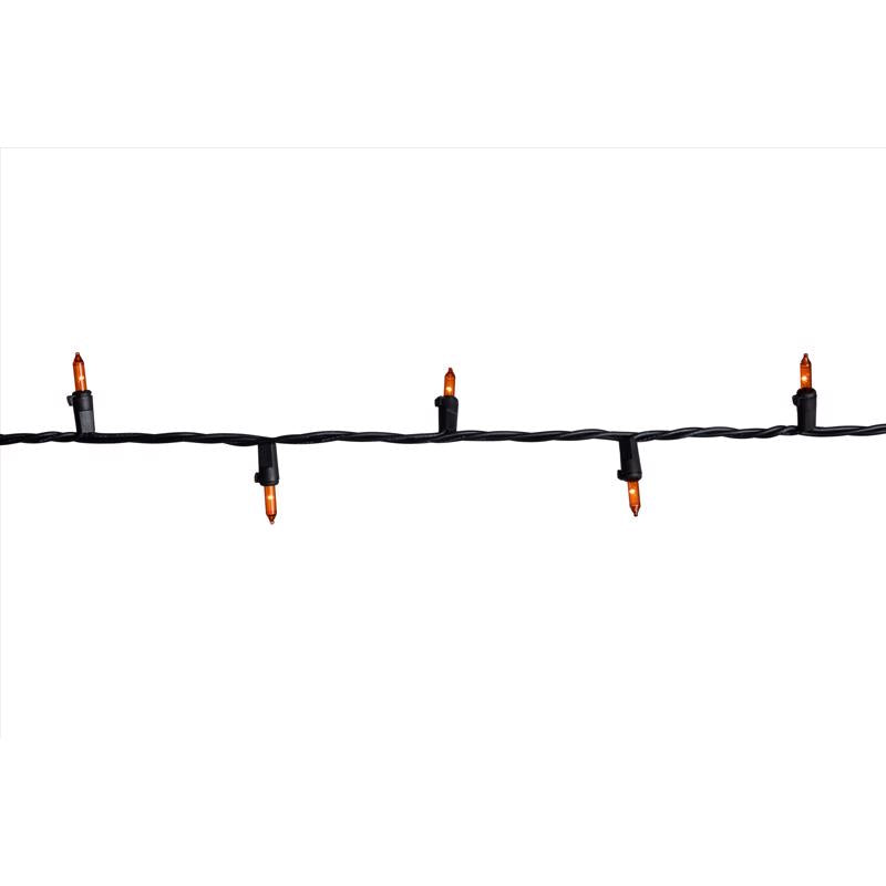 Celebrations Orange 100 ct LED String Lights