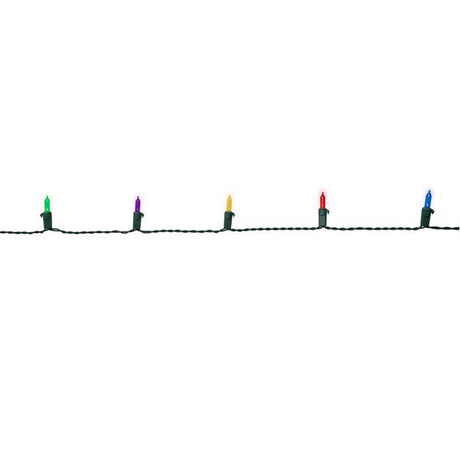 Celebrations Platinum LED T5 Multicolored/Warm White 50 ct String w/ Powerbank Christmas Lights