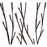 Celebrations Platinum LED Multi Rechargeable Twig 30 in. Garden Stake