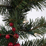 Celebrations 6 ft. L LED Prelit Multicolored/Warm White Mixed Pine Rechargeable Garland