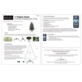 Holiday Bright Lights 4 ft. Full LED 250 ct Virginia Color Changing Christmas Tree