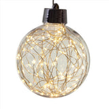 Celebrations LED RGWW Globe Ornament 6 in. Hanging Decor