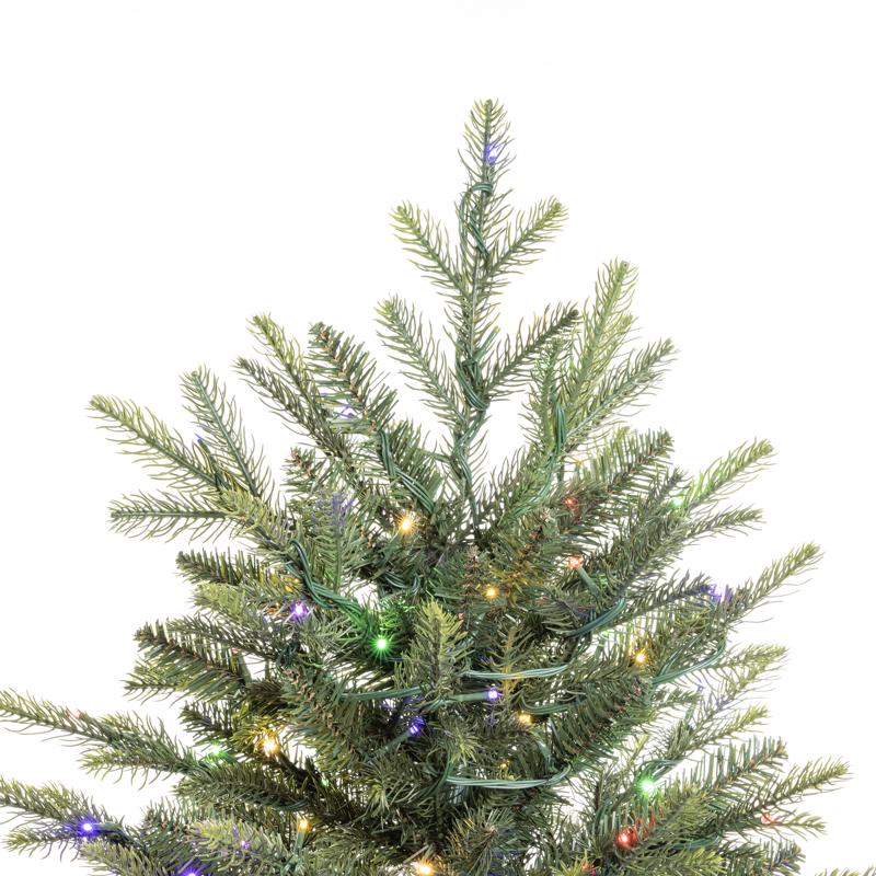 Holiday Bright Lights 4 ft. Full LED 350 ct Emerald Pine Sparkle Christmas Tree