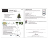 Holiday Bright Lights 4 ft. Full LED 350 ct Emerald Pine Sparkle Christmas Tree