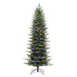 Holiday Bright Lights 6 ft. Pencil LED 1150 ct Emerald Pine Sparkle Christmas Tree