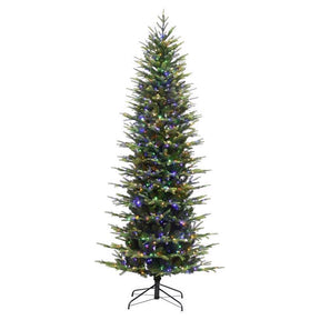 Holiday Bright Lights 6 ft. Pencil LED 1150 ct Emerald Pine Sparkle Christmas Tree