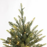 Holiday Bright Lights 6 ft. Pencil LED 1150 ct Emerald Pine Sparkle Christmas Tree