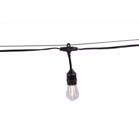 Belle Luci LED Patio Light Set Warm White 18 ft. 10 lights