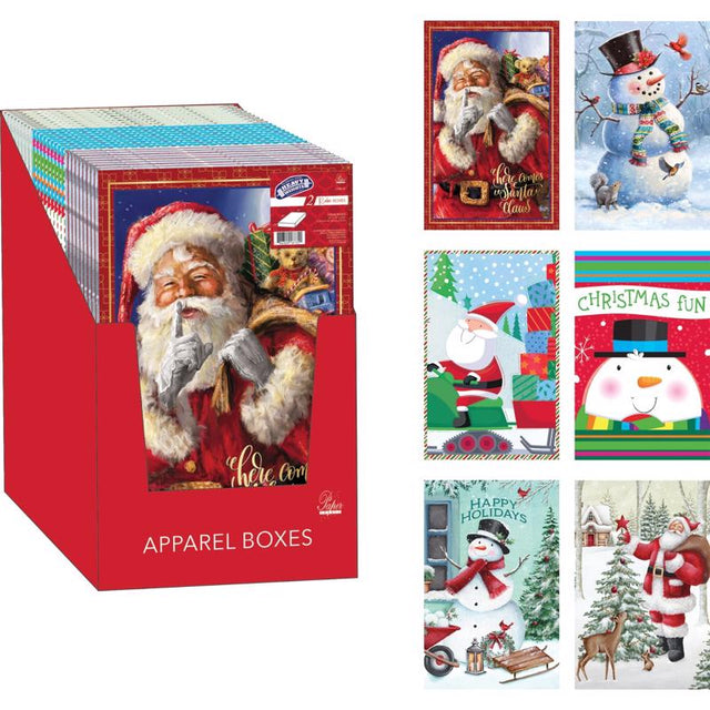 Paper Images Assorted Holiday Robe Gift Boxes, Pack of 27