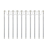 Alpine LED Warm White 54 ct Icicle Light String 9 ft.