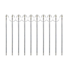 Alpine LED Warm White 54 ct Icicle Light String 9 ft.
