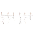 Celebrations Platinum LED C9 Warm White 70 ct Icicle Christmas Lights 9 ft.