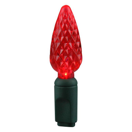 Celebrations LED C6 Red 5 ct Replacement Christmas Light Bulbs, Pack of 12