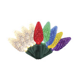 Celebrations LED C6 Multicolored/Warm White 50 ct String Christmas Light Bulbs, Pack of 12