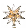 Kurt S. Adler LED Gold Sputnik Capiz Tree Topper