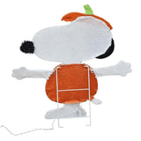 Peanuts 24 in. Prelit Snoopy in Jack-O-Lantern Yard Decor
