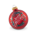 Krebs Assorted Glitter Ball Ornaments, Pack of 12